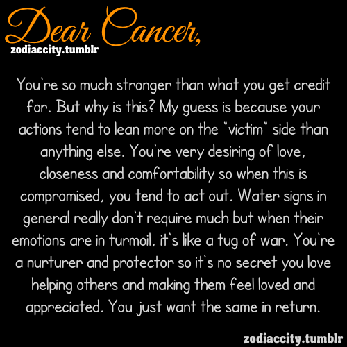 Attitude Cancer Zodiac Quotes