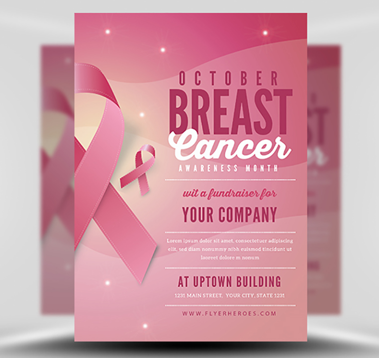 Breast Cancer Awareness Month Flyer Templates Free