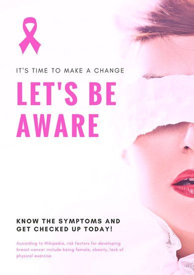 Breast Cancer Awareness Posters Ideas