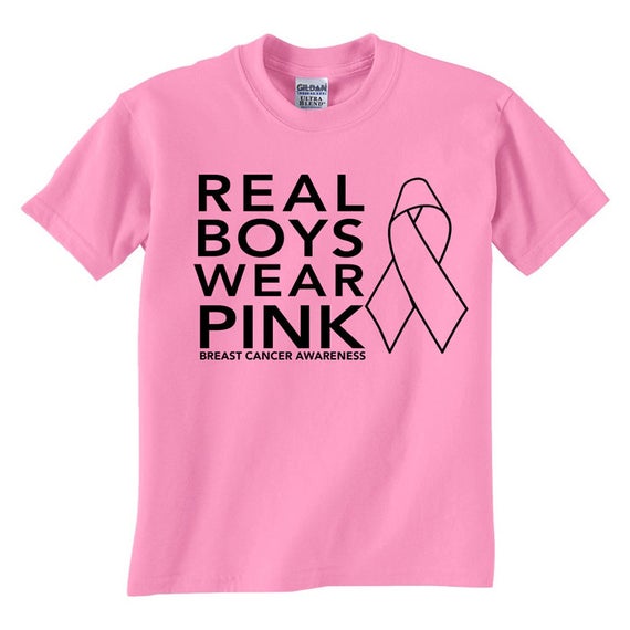 Breast Cancer Awareness Shirts For Boys