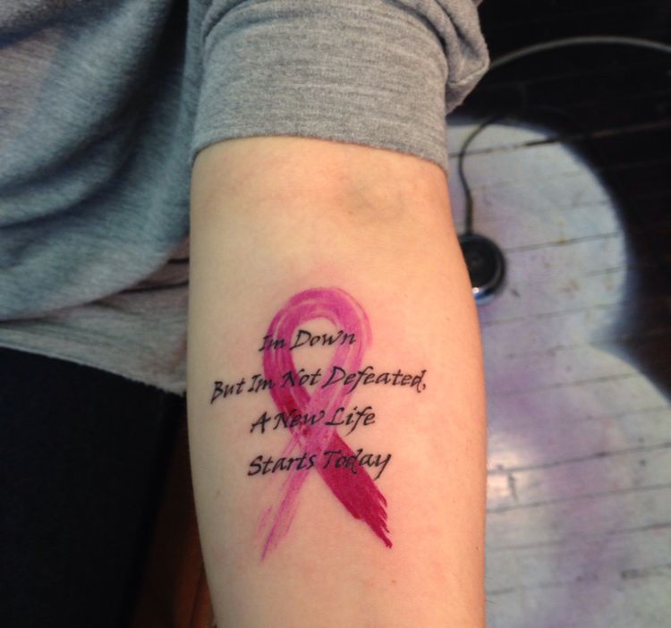 Breast Cancer Awareness Tattoos For Guys