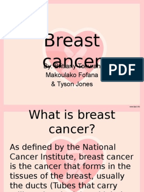 Breast Cancer Definition Pdf