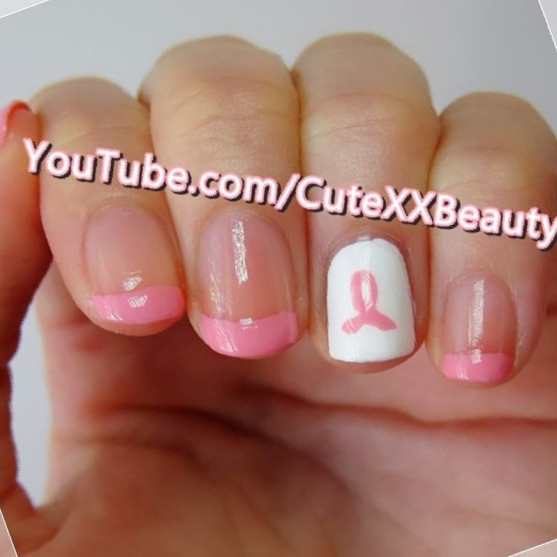 Breast Cancer Nail Designs 2018