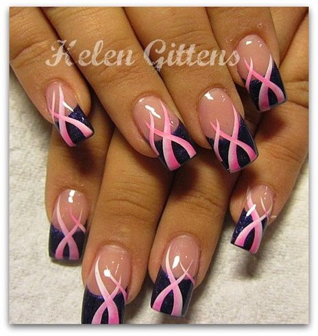 Breast Cancer Nail Designs 2019